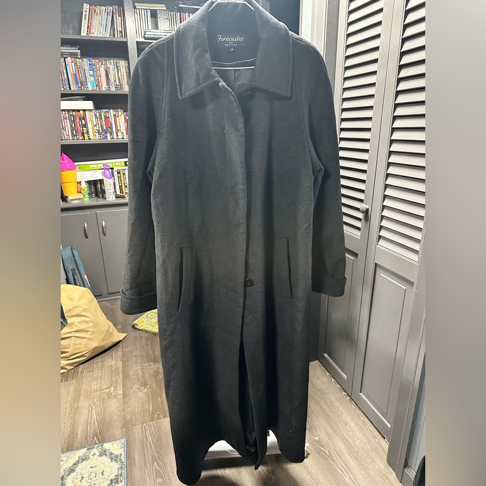 Trench Coat in Classic Black by Forecaster of Boston